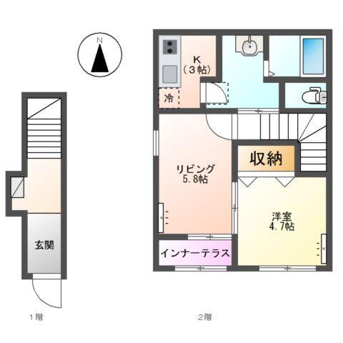 Halelea・Aoba（ハレレア・アオバ） 間取り図画像