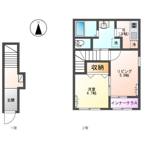 Halelea・Aoba（ハレレア・アオバ） 間取り図画像