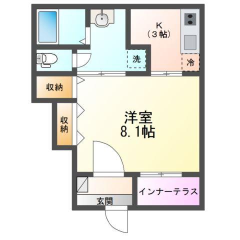 Halelea・Aoba（ハレレア・アオバ） 間取り図画像