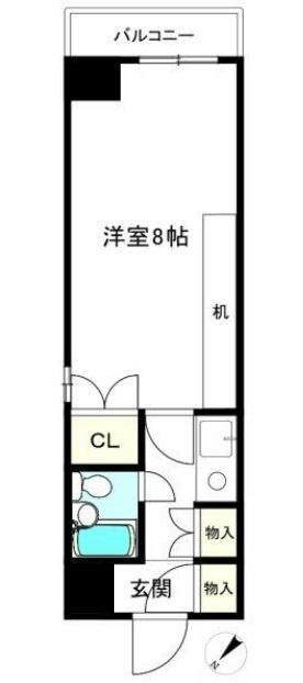 エンゼルイン大森（801） 間取り図画像