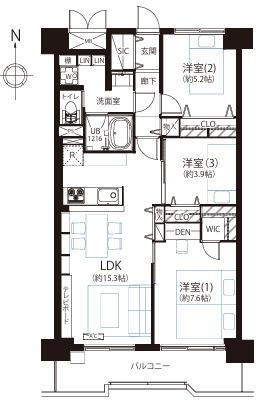 シティコープ大森東（503） 間取り図画像