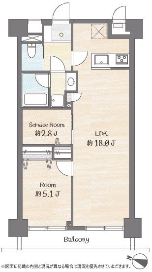 蒲田公園マンション（904） 間取り図画像