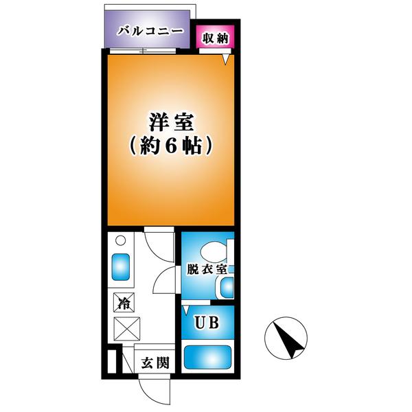 レイクタウンウエストR（102） 間取り図画像