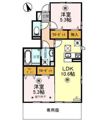 レクエルド（101） 間取り図画像