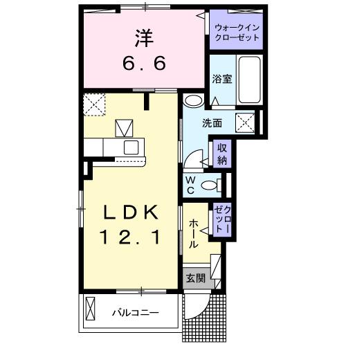 ルミエール（101） 間取り図画像