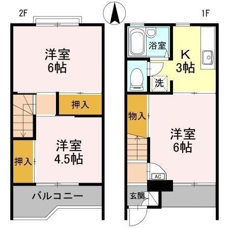 サーパス・21　B（3） 間取り図画像