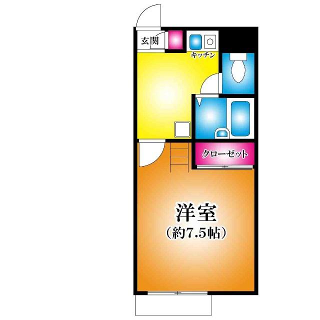 メインシティガーデン アルファ（101） 間取り図画像