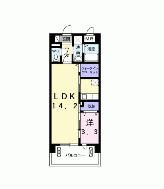 メゾン　ド　ラック（502） 間取り図画像
