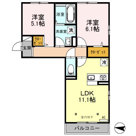 ロイヤルパレスⅢ番館（301） 間取り図画像