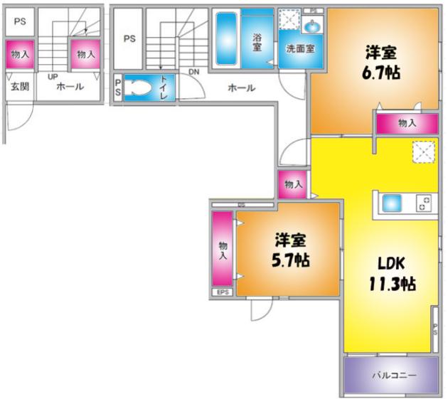  間取り図写真