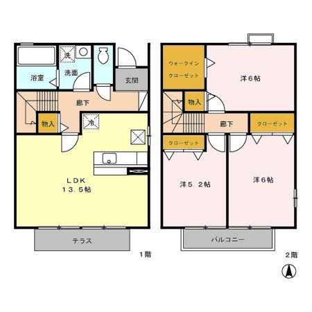  間取り図写真