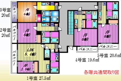 Mark　Duo三郷中央（303） 間取り図画像