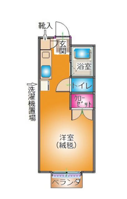 ビクトリー（212） 間取り図画像
