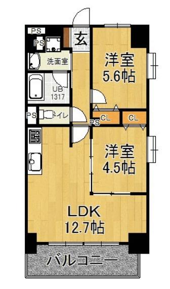 貴賓館（101） 間取り図画像