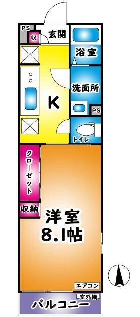 リブリ・ハートポート（205） 間取り図画像