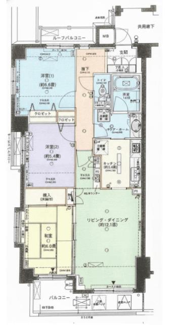 センチュリー吉川（501） 間取り図画像
