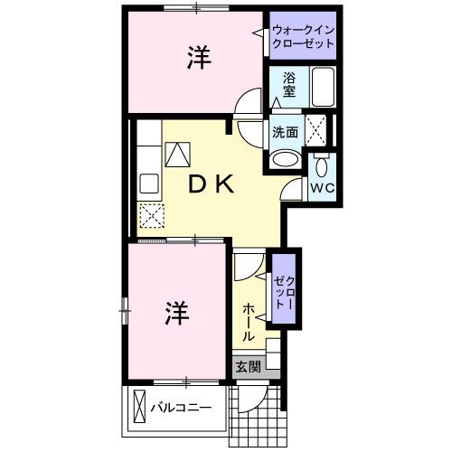トゥーランドット３（101） 間取り図画像