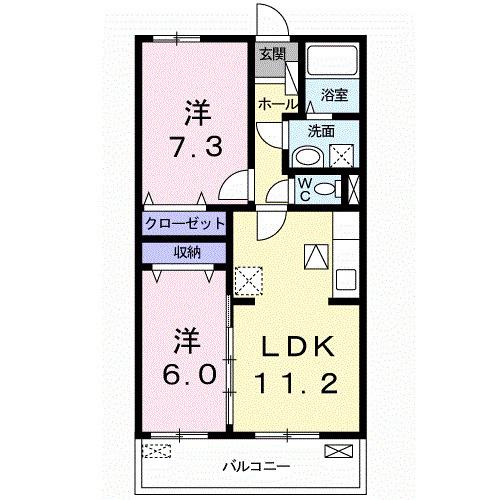 ザ　レジデンス　イレスト（102） 間取り図画像