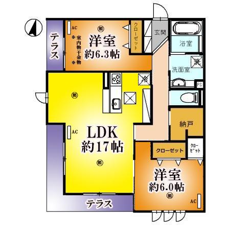 エミネンス（101） 間取り図画像