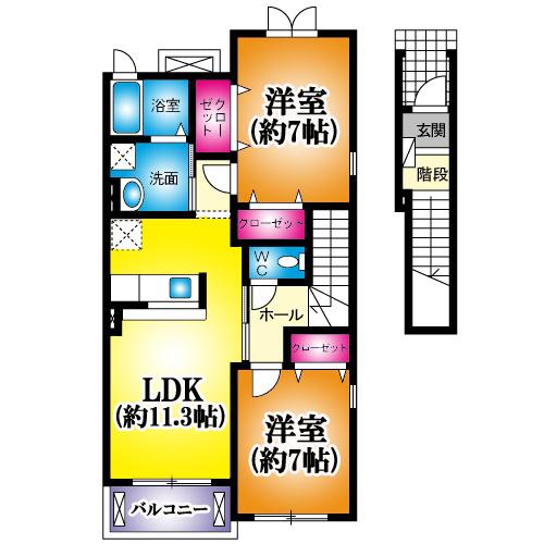  間取り図写真