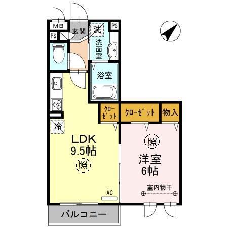 Ｒｉｃｈｅ(ﾘｯｼｭ)（303） 間取り図画像