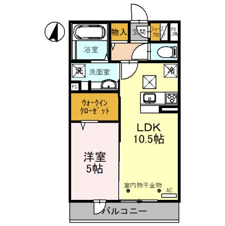 Alivio(ｱﾘﾋﾞｵ)（105） 間取り図画像
