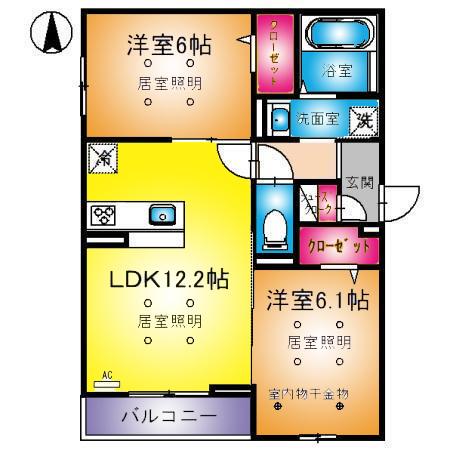 ｐｒｏｓｐｅｒⅡ（301） 間取り図画像