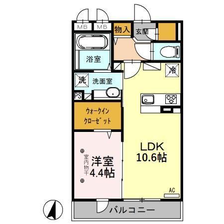 Confort(ｺﾝﾌｫｰﾙ)（307） 間取り図画像