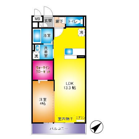 プレミール（303） 間取り図画像