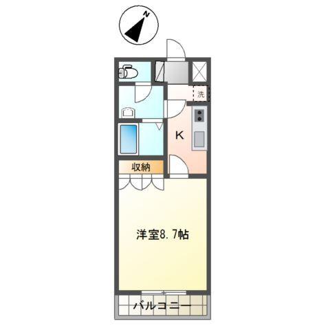 Berlina　Ａ 間取り図画像