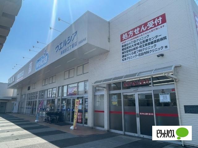 ウエルシア調剤薬局東越谷店：516m