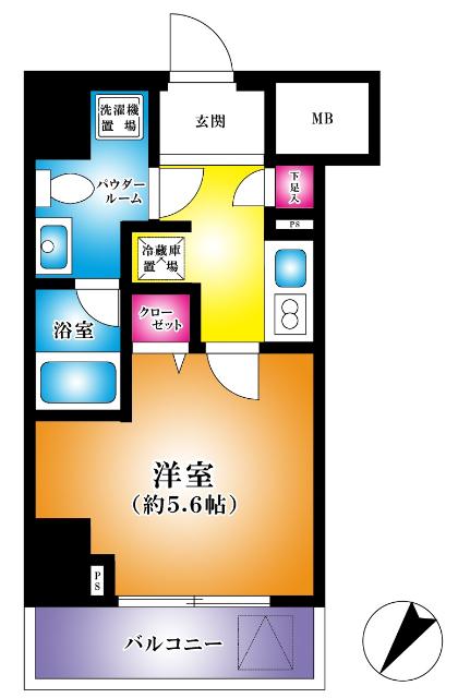 LUMEED川崎 間取り図画像