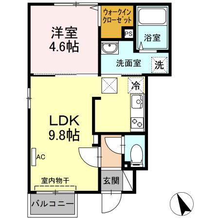 ウィットエム（101） 間取り図画像