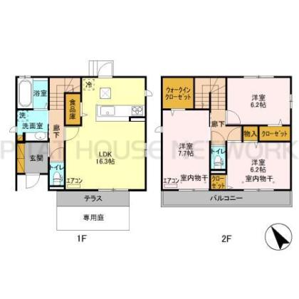  間取り図写真