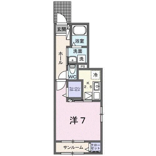 コルティーレⅡ（101） 間取り図画像