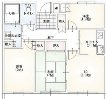  間取り図写真
