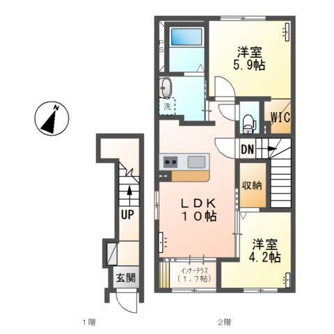  間取り図写真