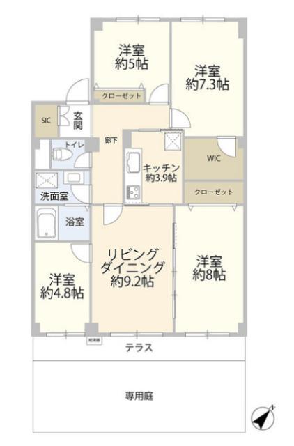  間取り図写真