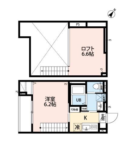robot home 北柏Ⅲ（102） 間取り図画像