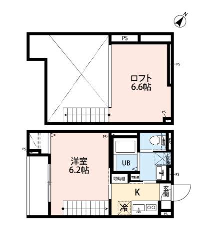 robot home 北柏Ⅲ（103） 間取り図画像
