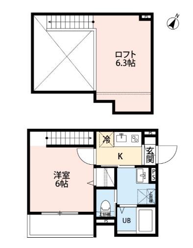 robot home 北柏Ⅲ（201） 間取り図画像