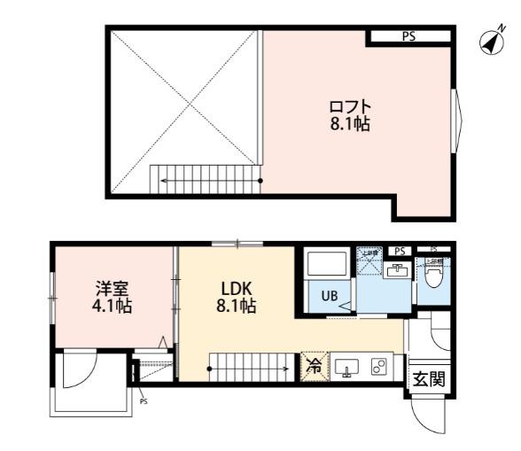 robot home 北柏Ⅲ（205） 間取り図画像