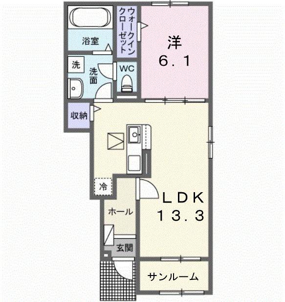 エルヴェ（105） 間取り図画像