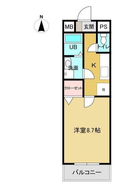 メゾンド西村（105） 間取り図画像