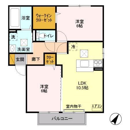 ビューラー　Ｃ（102） 間取り図画像