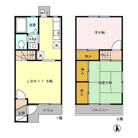 グリーンハイツ柴崎　Ⅰ番館（102） 間取り図画像