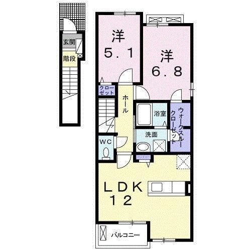 スリーゼ（201） 間取り図画像