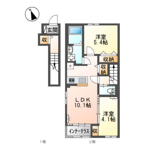 Ange Belle B 間取り図画像