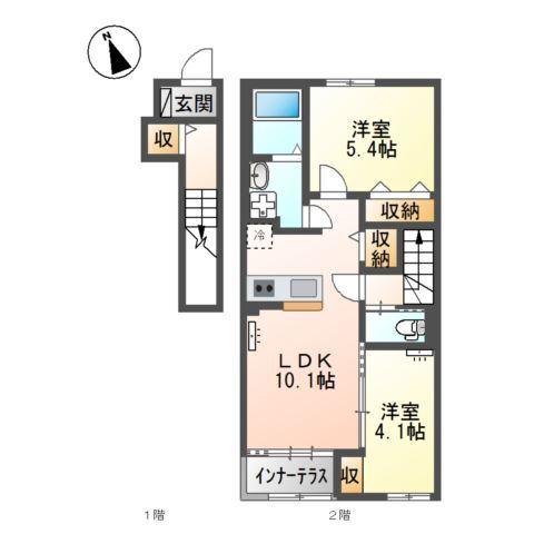 Ange Belle B 間取り図画像
