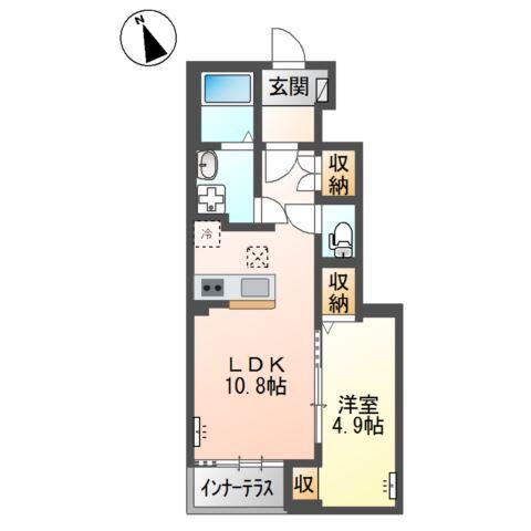 Ange Belle B 間取り図画像
